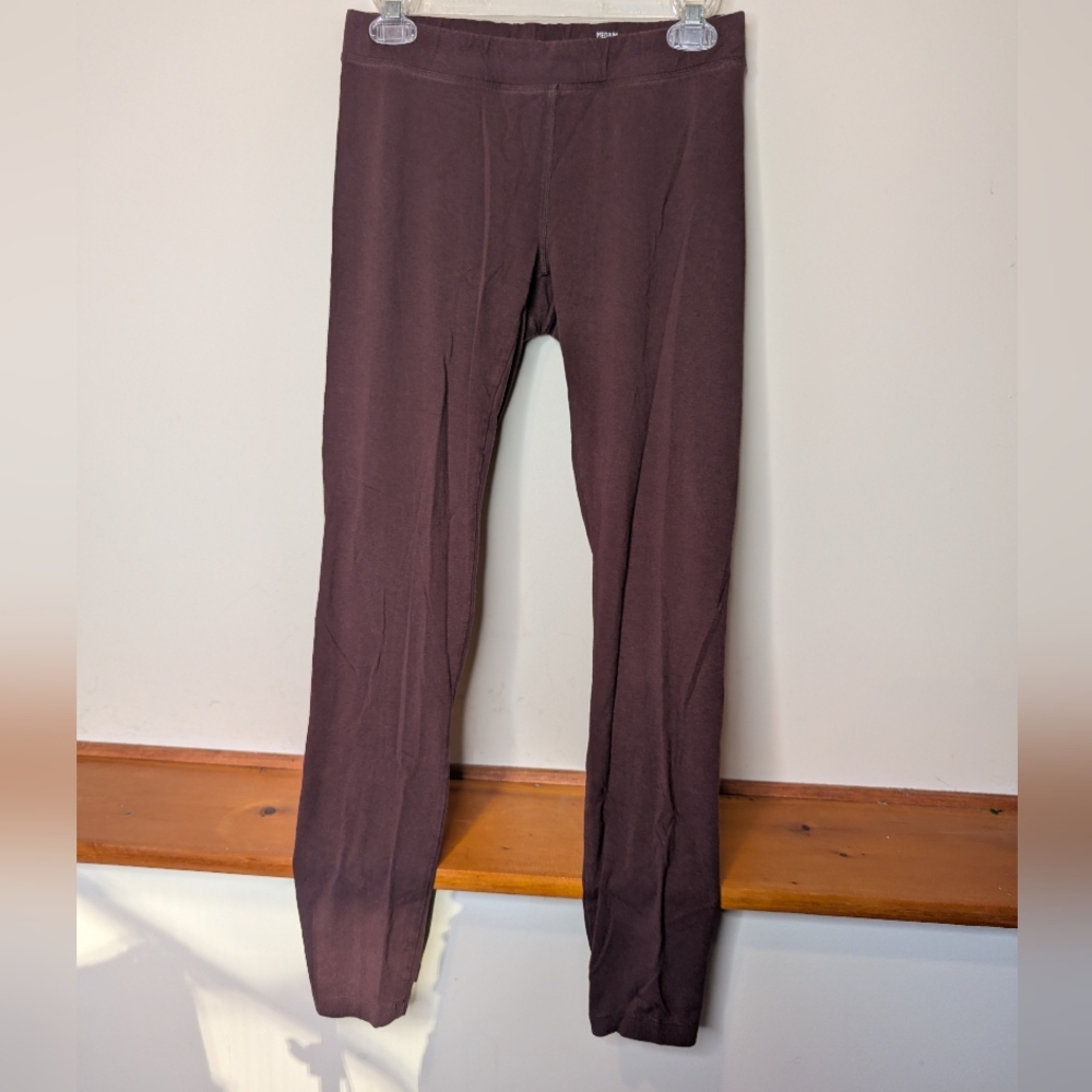 Toad & Co Brown Leggings Womens Medium Organic Cotton Stretch Pants